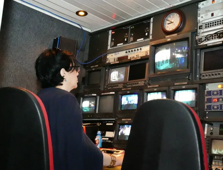 Crew checklist reviewed before a live show